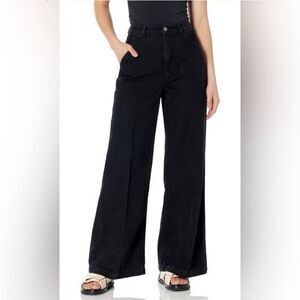 PAIGE $269 Harper High Rise Wide Leg Jeans Dark Amethyst sz 31 NEW
